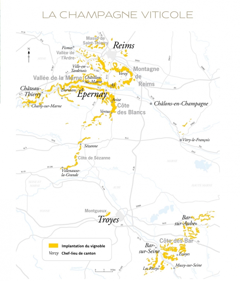 Vinícolas produtoras de Champagne