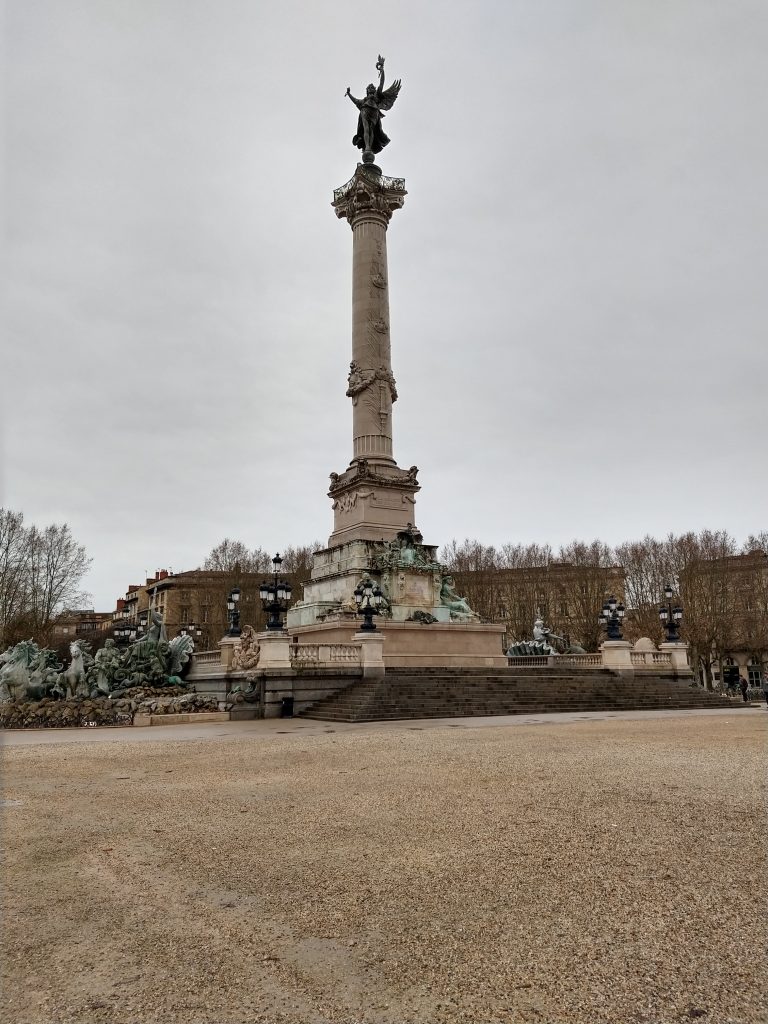 Monumento aos Girondinos, em Bordeaux