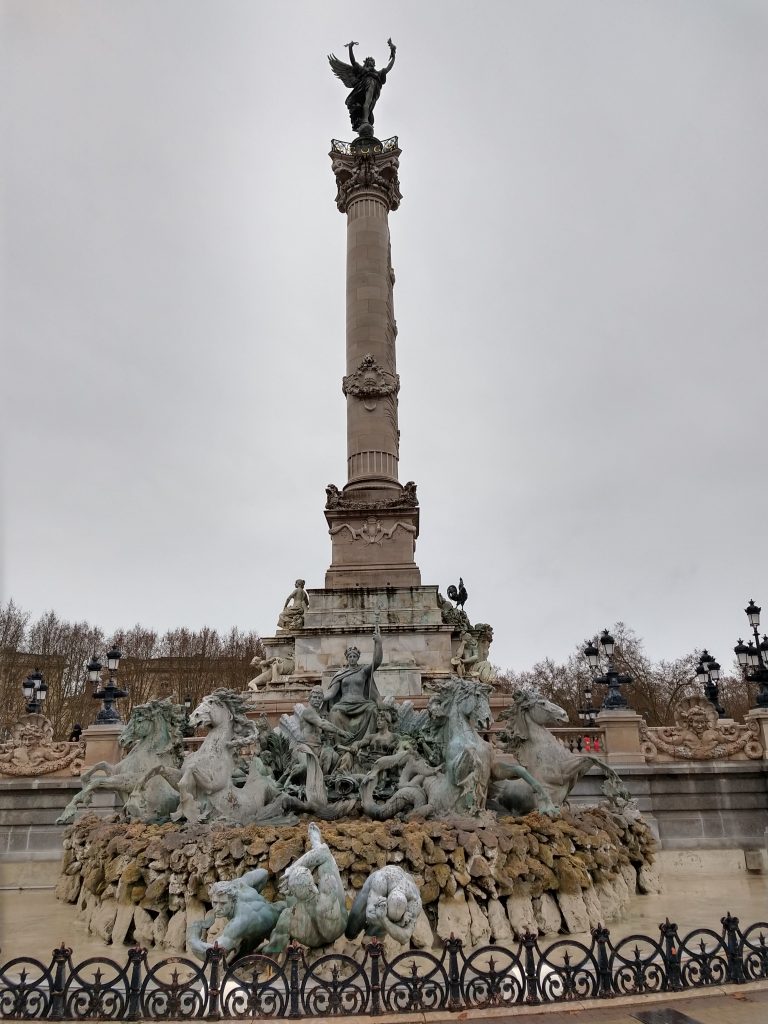 Monumento aos Girondinos, em Bordeaux