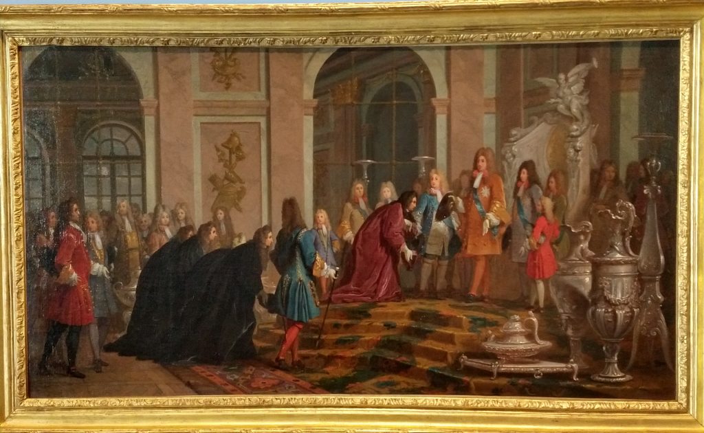 Reparação ao Rei Louis XIV pelo Doge de Gênova