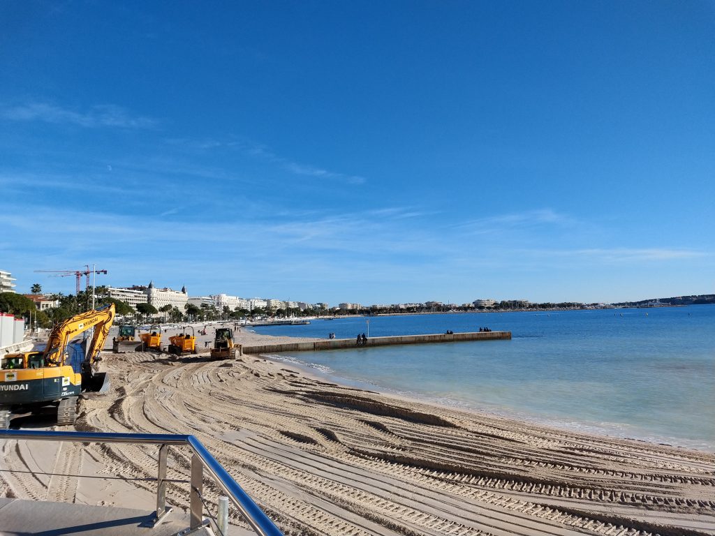 Praia de Cannes em Reforma