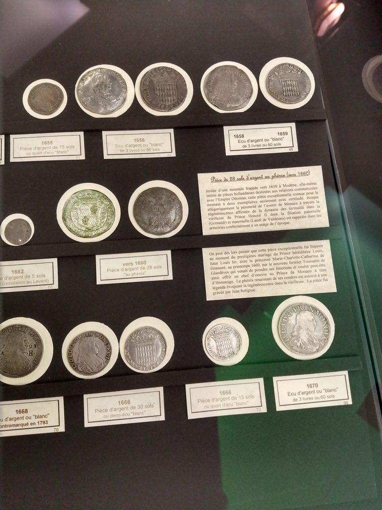 Moedas do Museu de Selo e Moedas de Mônaco