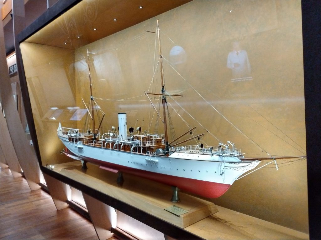 Maquete do Navio Hirondelle II