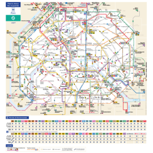 Linhas Ônibus do Transporte Público de Paris